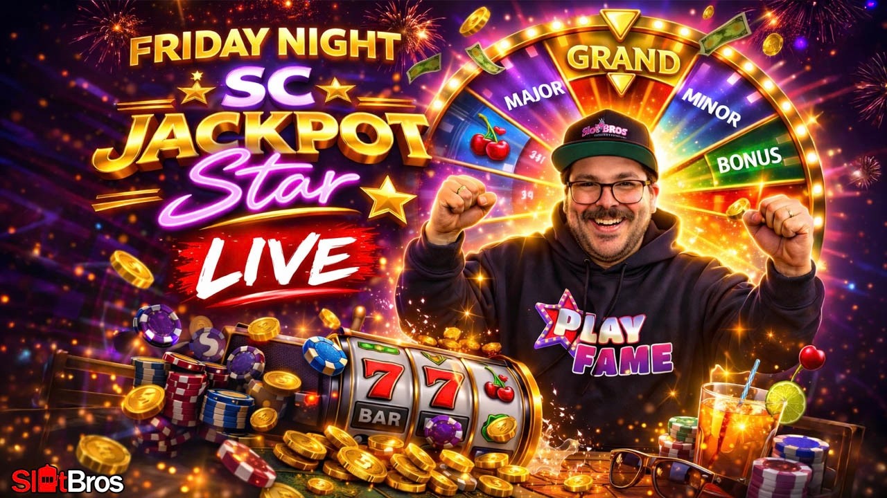 🔴 Friday Night Slots LIVE ⭐ | SC Jackpot Star Hunt