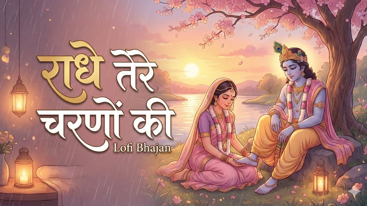 राधे तेरे चरणों की | Radhe Tere Charno Ki (Soulful Lofi Flip) | Music for Peace & Sleep  