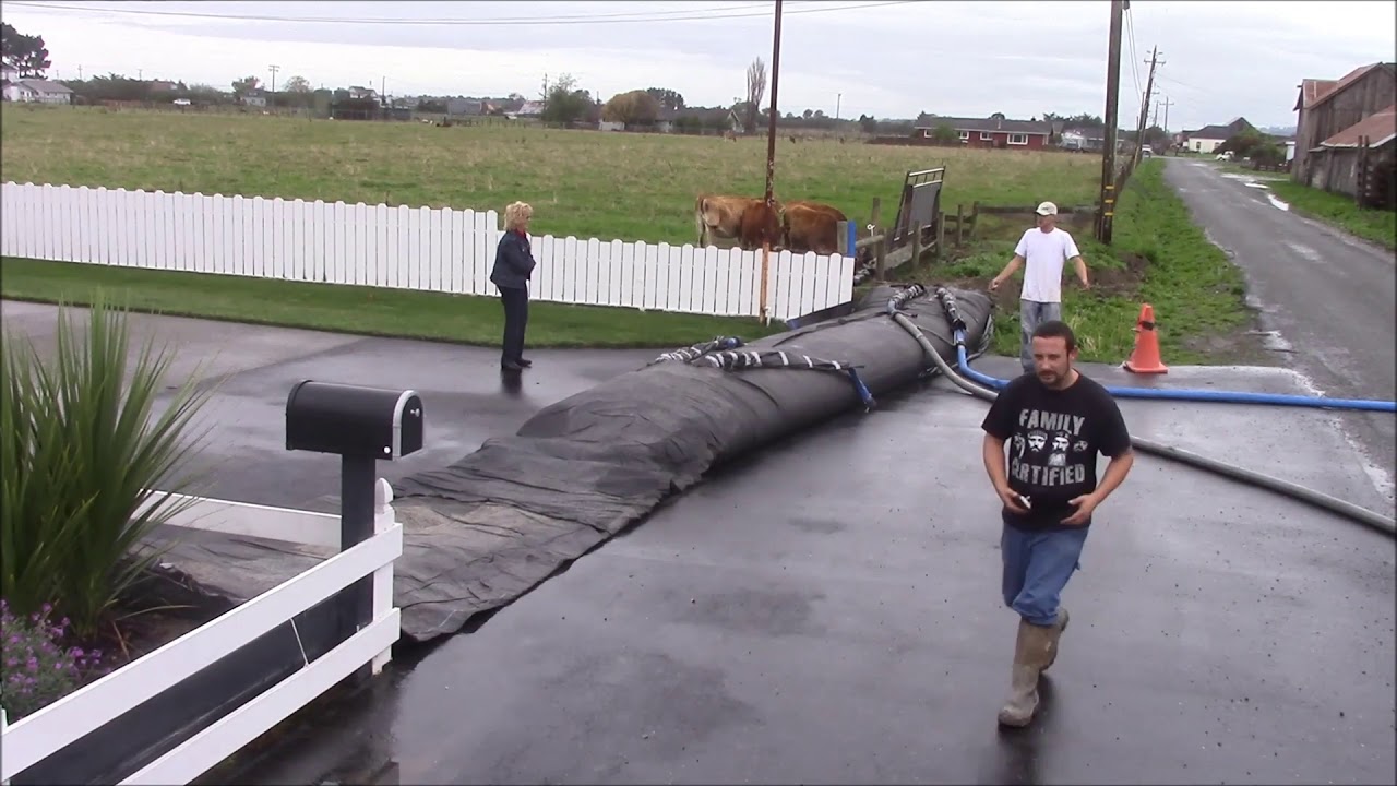 AquaDam Flood Control, Ferndale, California