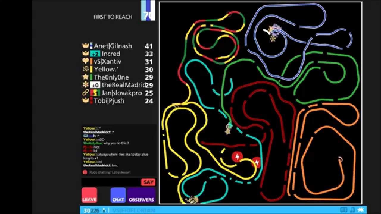 Curve Fever Febuary 2015 Tournament - FFA 8 - Red speed - FINALS