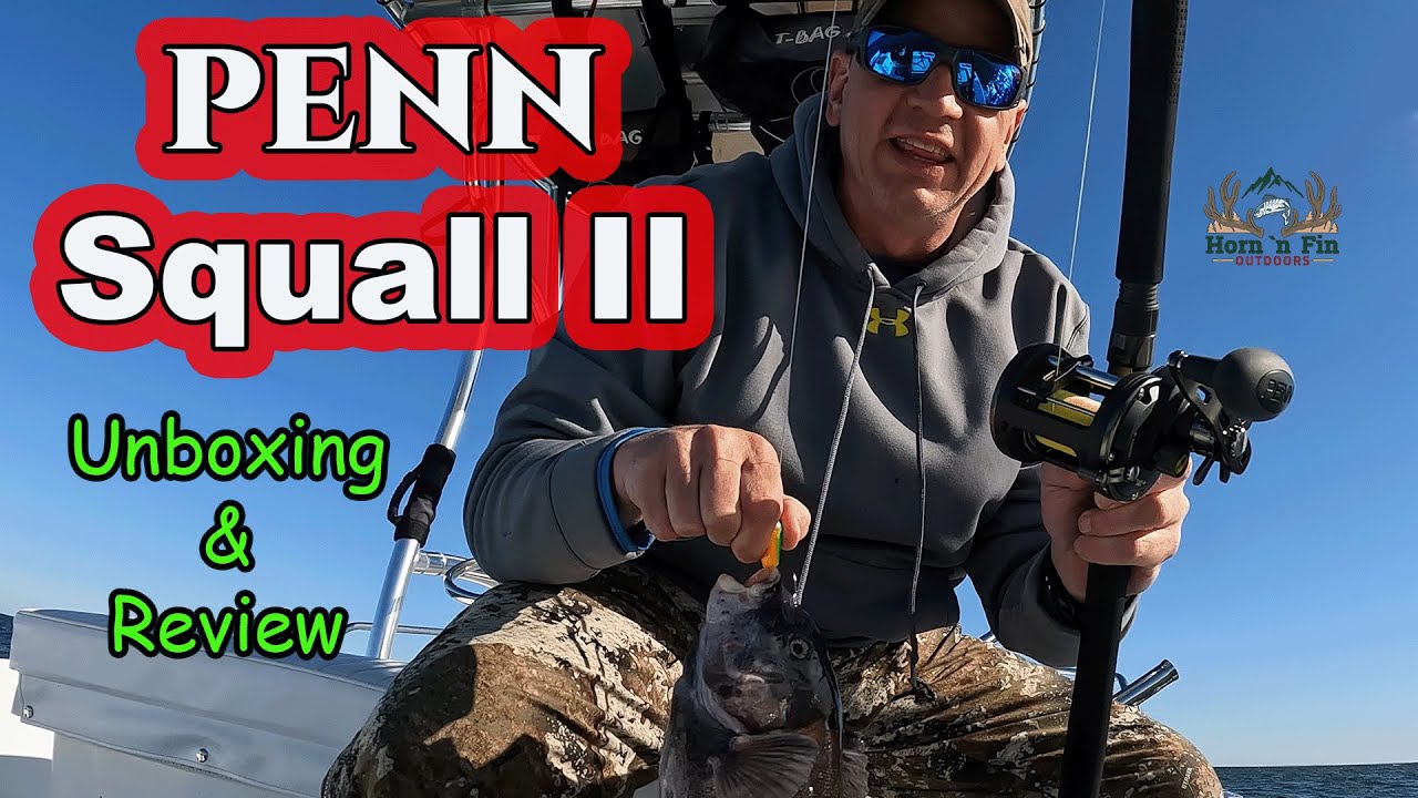 Распаковка и обзор Penn Squall II