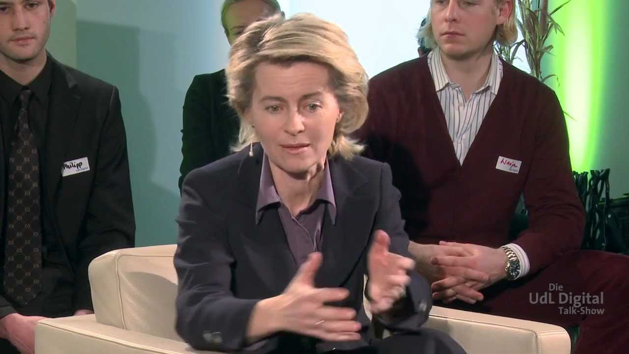 Ursula von der Leyen Katharina Borchert & Cherno Jobatey Arbeitswelt im Wandel - UdL Digital Talk