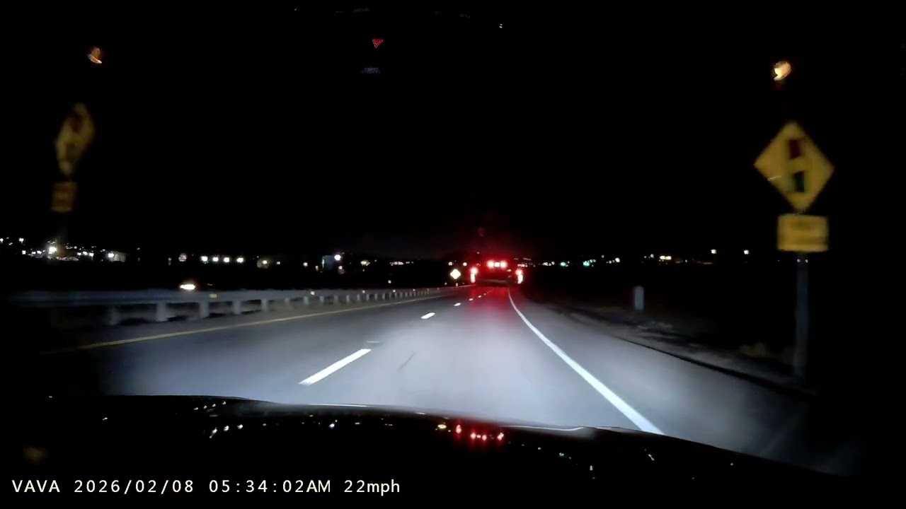 Sunday 2-8-2026 5:30am ramp lights why?