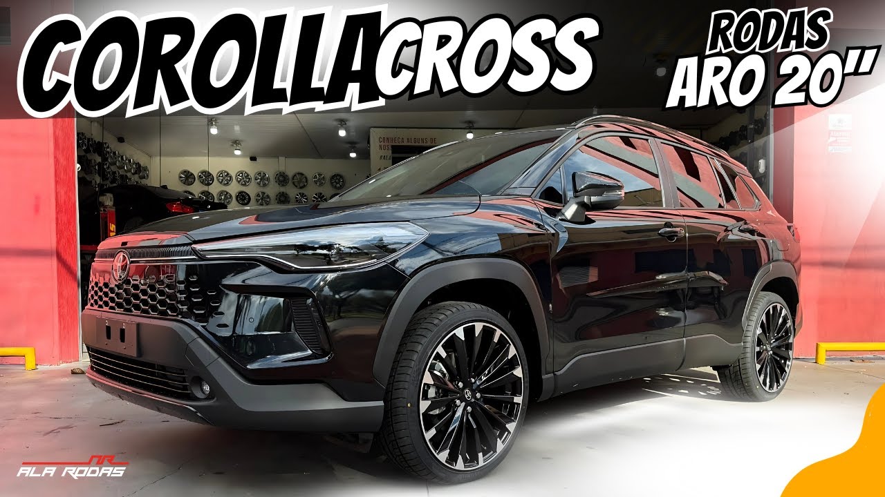 Montamos RODAS ARO 20 no Corolla Cross 0km! Transformamos o visual! 🔥