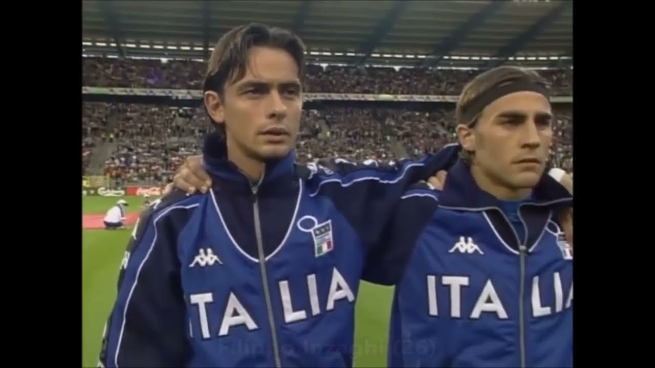 Italy national anthem in Brussels (Euro 2000)
