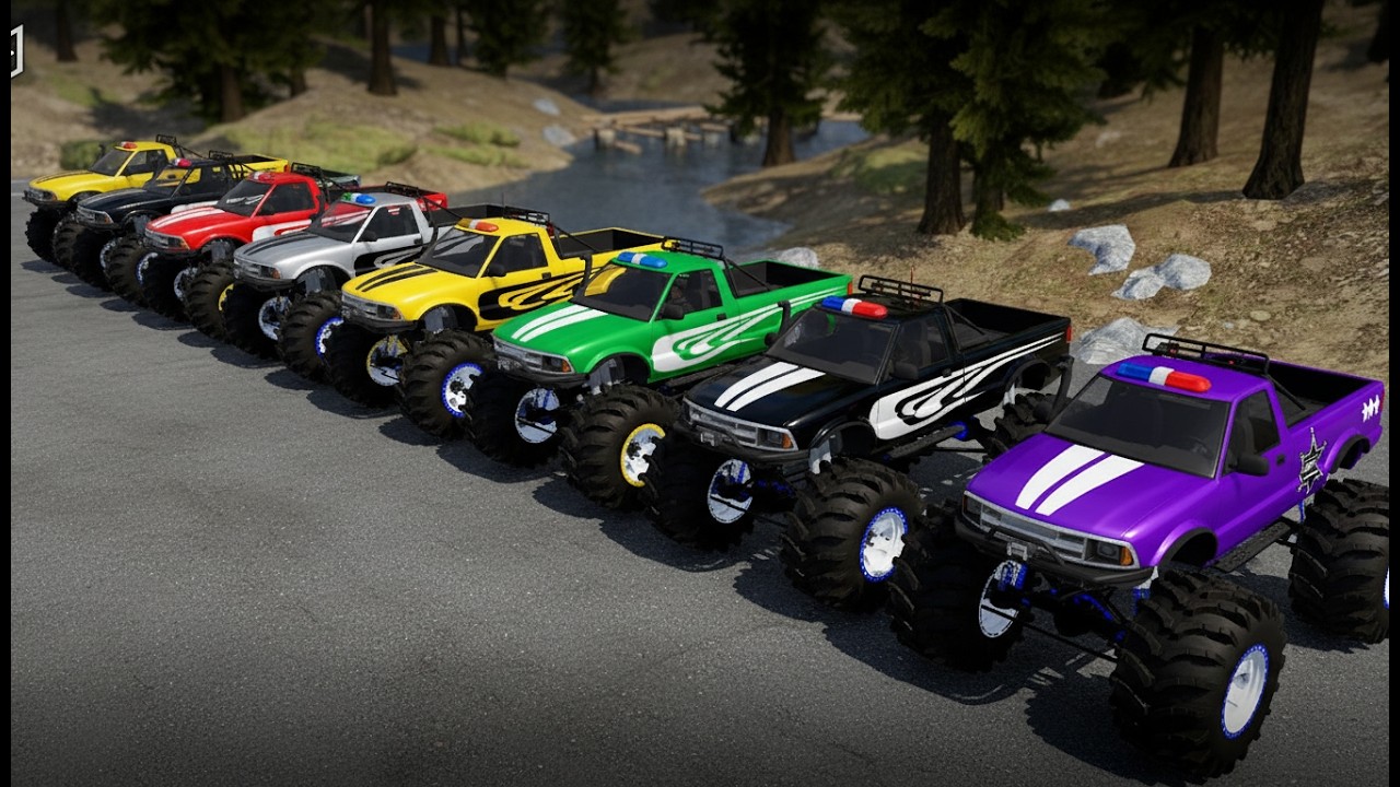 Police Monster Truck Impossible Driver | Extreme Car Racing Android #7