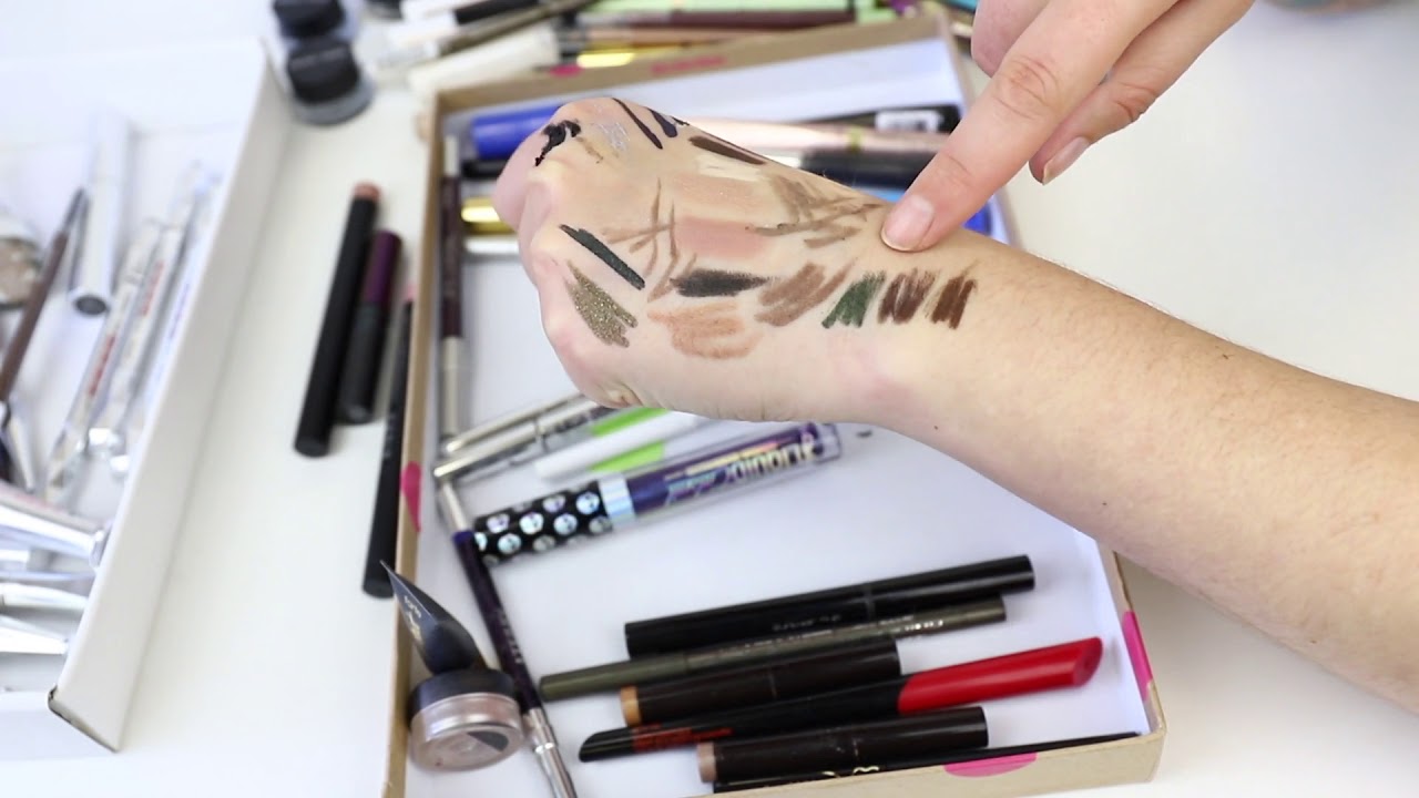 MAKEUP DECLUTTER #3 eye products