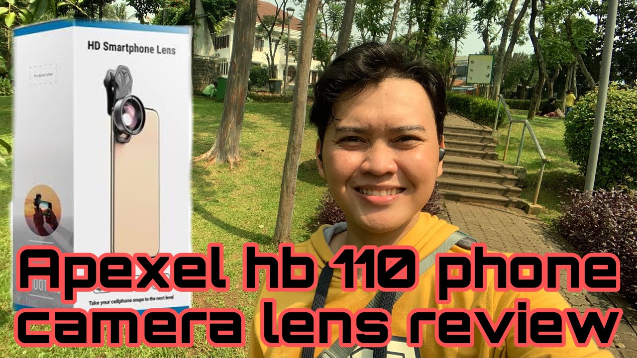 Review apexel hb 110 phone camera lens on iPhone Xr