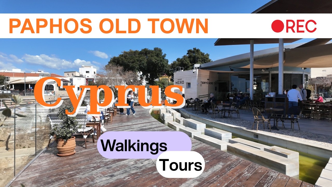 Paphos Old Town Cyprus Walking Tour #cyprus #paphos