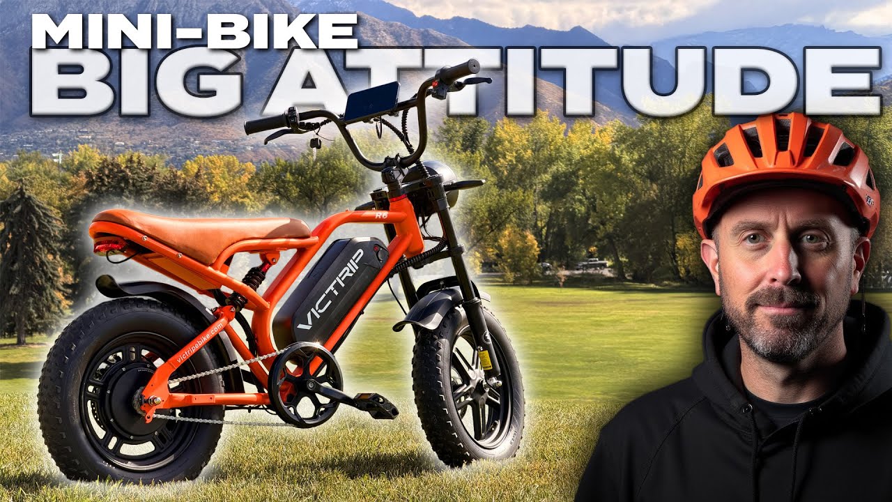 Tiny Fat-Tire Beast: VICTRIP R6 Off-Road E-Bike Review (28 MPH)!