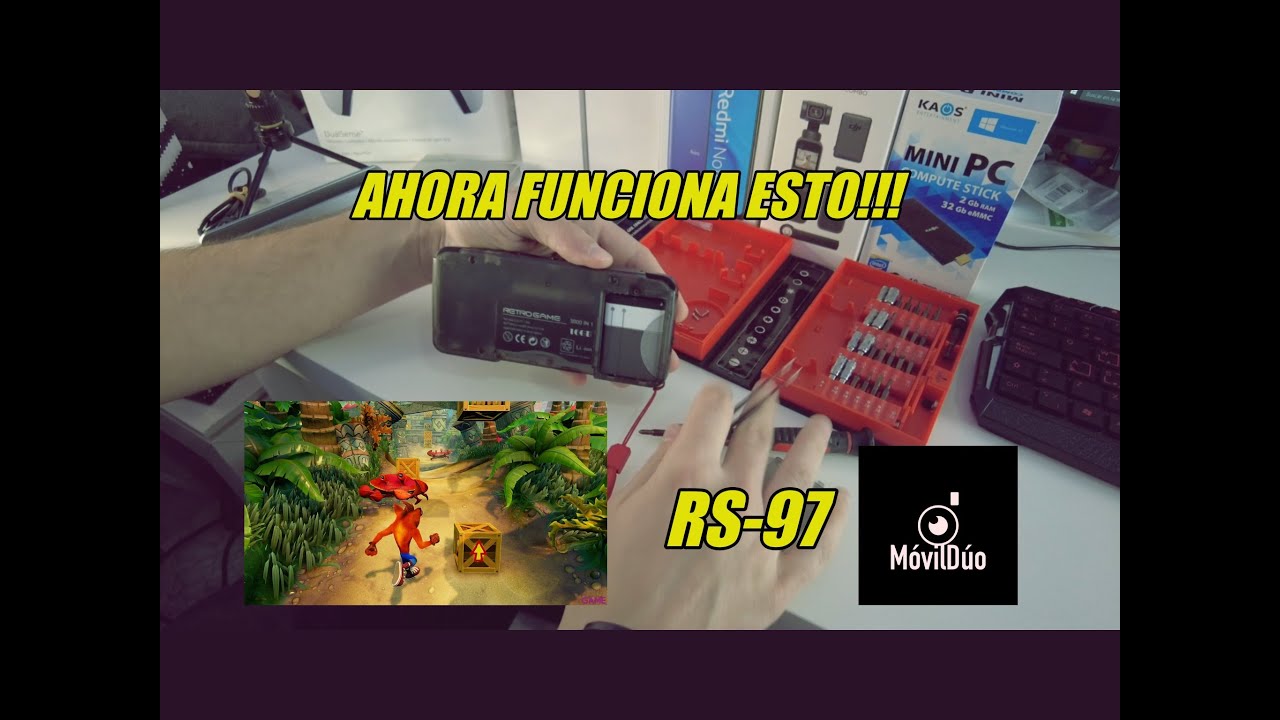 ACTUALIZANDO FIRMWARE RS-97 (Retrogame) - Muy barata por si eres MUY RATA - MovilDúo