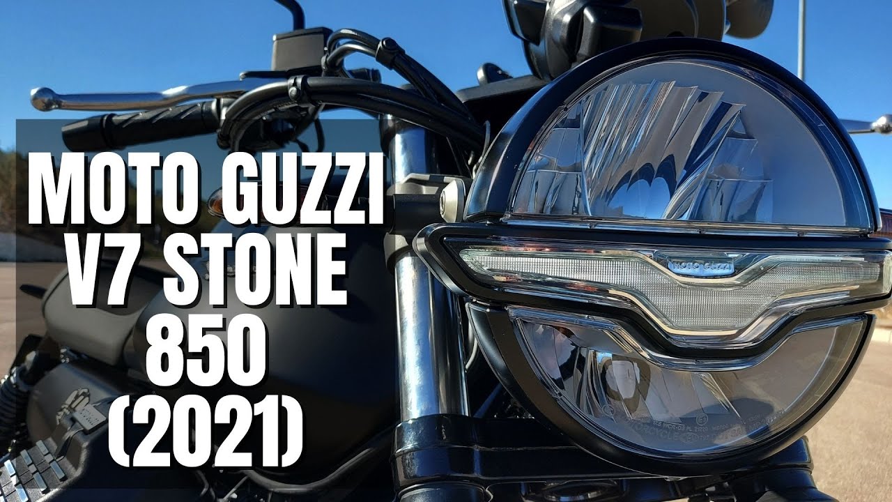 Moto Guzzi V7 Stone 850 (2021) | Test Ride & Review, Walkaround, Soundcheck | VLOG313