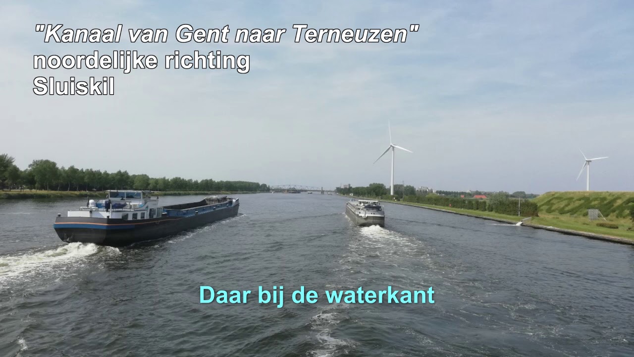Daar bij de waterkant slideshow dubbele titels (tekst/lyrics)