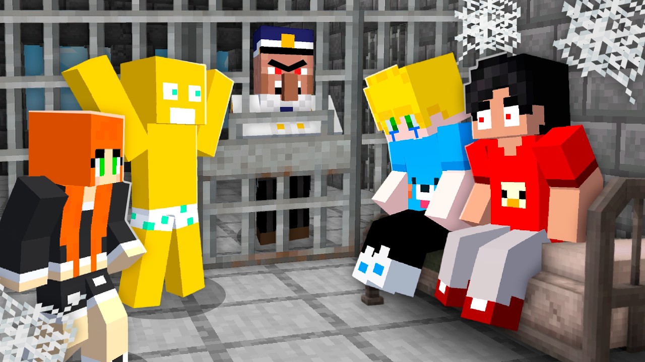 Escapando da Pris&atilde;o Mais Dif&iacute;cil com Meus Amigos no Minecraft!