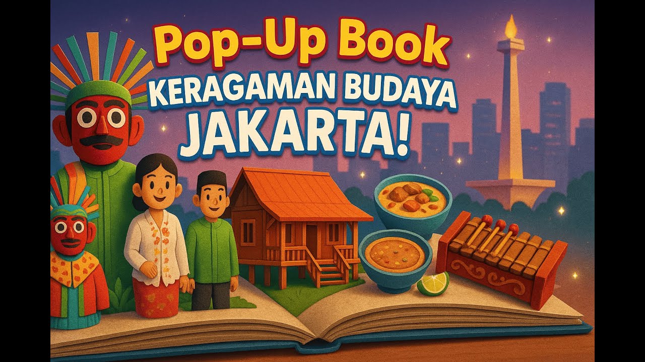 Belajar Budaya Jakarta Lewat Pop-Up Book Interaktif! 🇮🇩✨