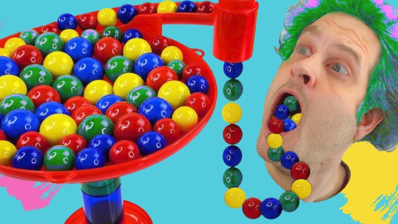 Marble Run Race ☆ HABA Slope & Retro Makita Truck, Excavator, Garbage Truck, Dump Truck, Ambulances