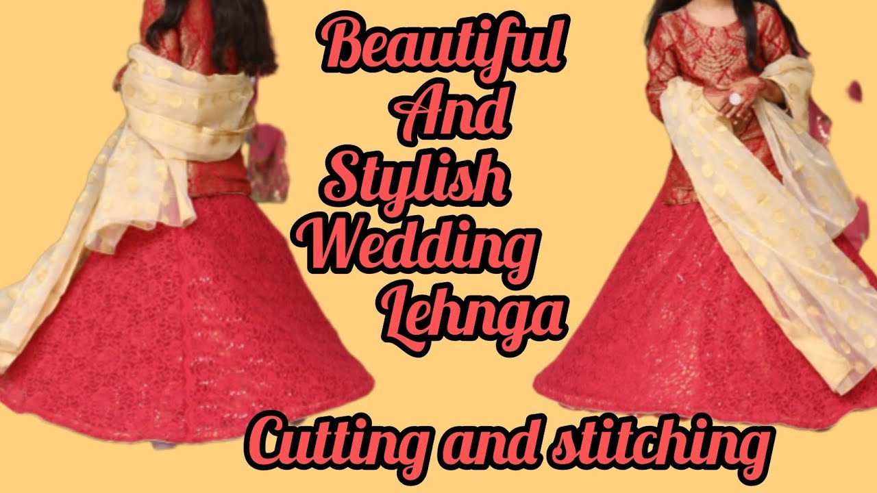 wedding dress design cutting and stitching