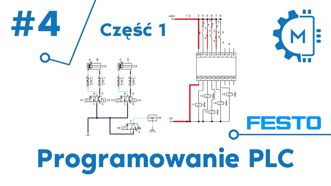 Festo FluidSim Odcinek  #4 Programowanie PLC część 1