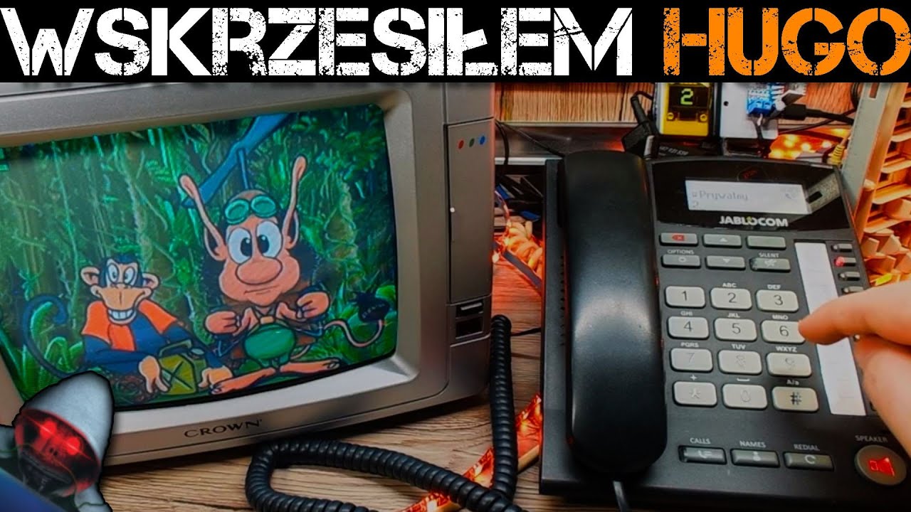 Zrealizowałem program Hugo jak w telewizji. Gra sterowana przez dzwoniącego, klawiaturą telefonu.