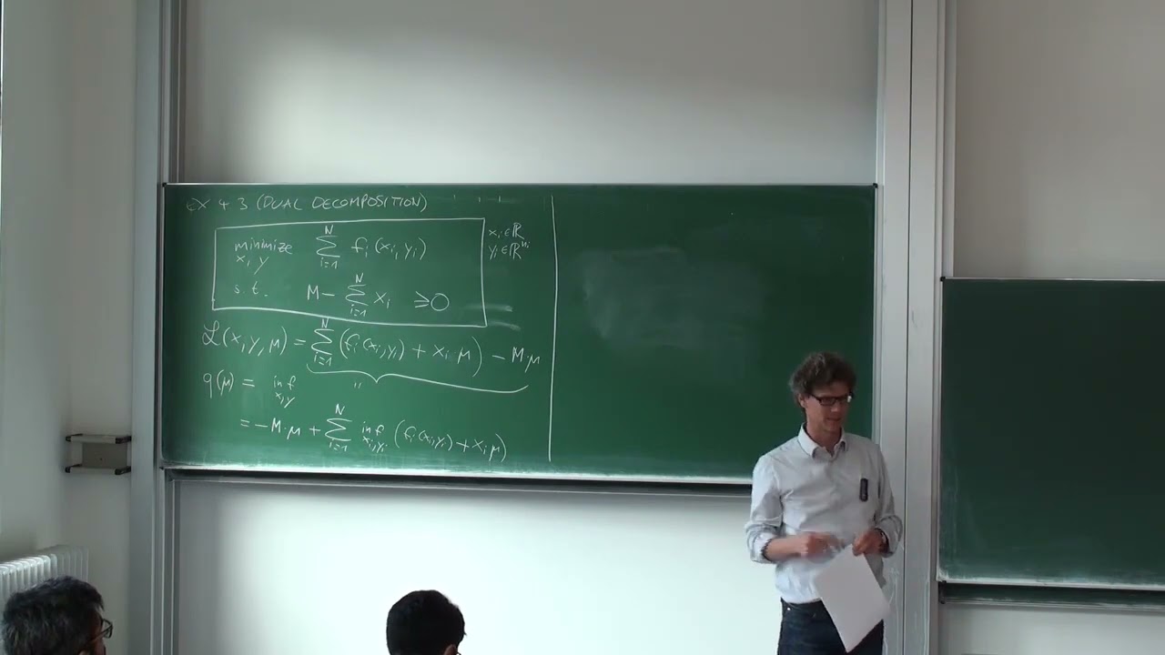Lecture 5  Example 4.3 (Dual decomposition) to Chapter 6 introduction