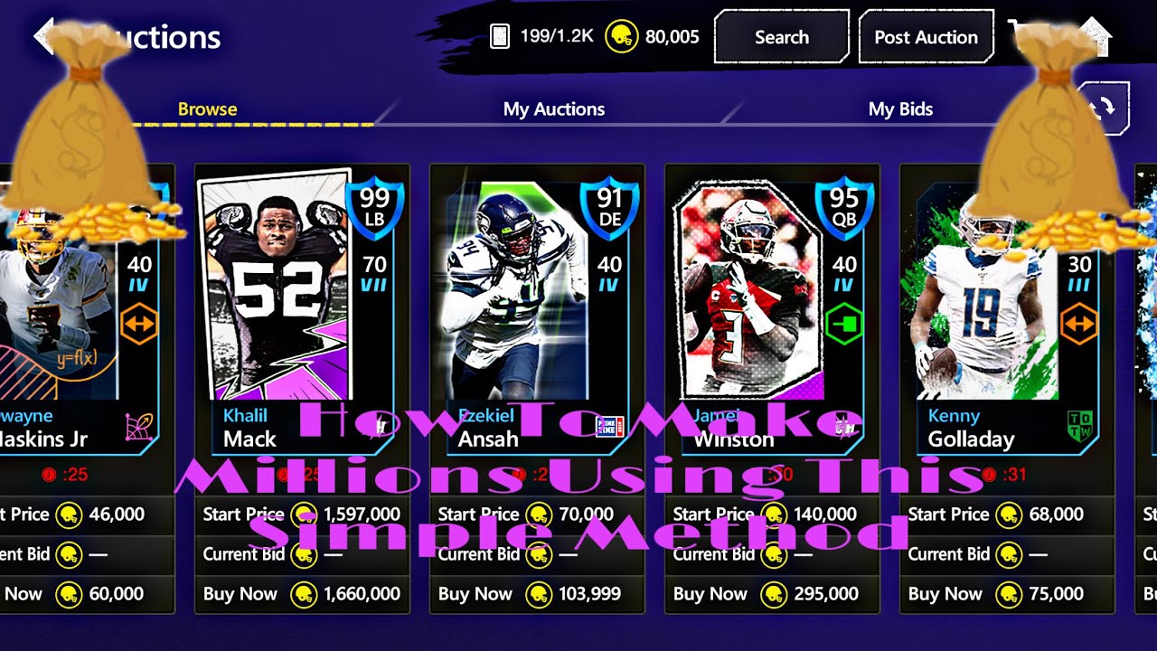 Madden Mobile 20 Ultimate Coin Making Method‼️ How To Make Millions💰