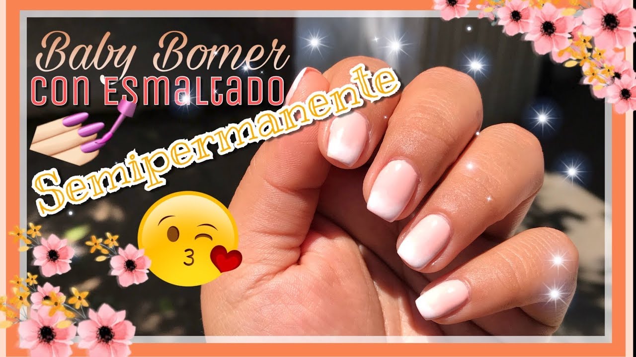 Baby Boomer con Esmaltado Semipermanente/FanyCC