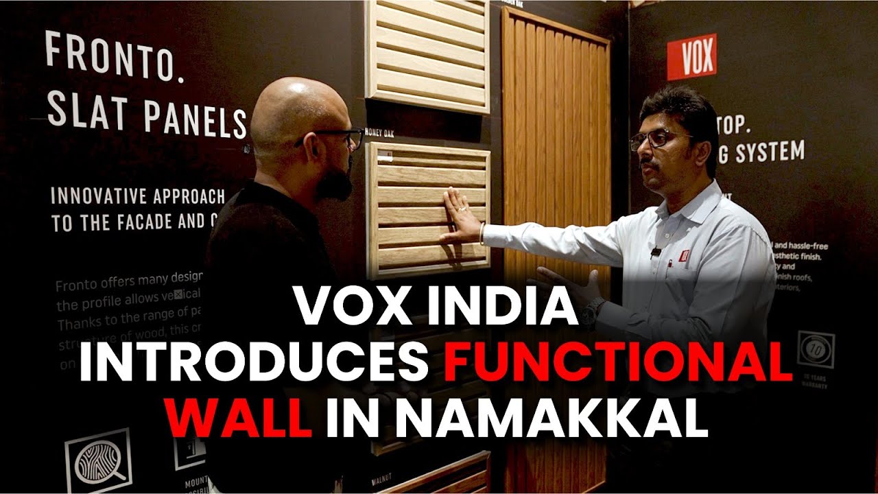 Vox Introduces Functional Wall in Namakkal | VOX Modern Decorative Wall Panels and Ceiling Solutions