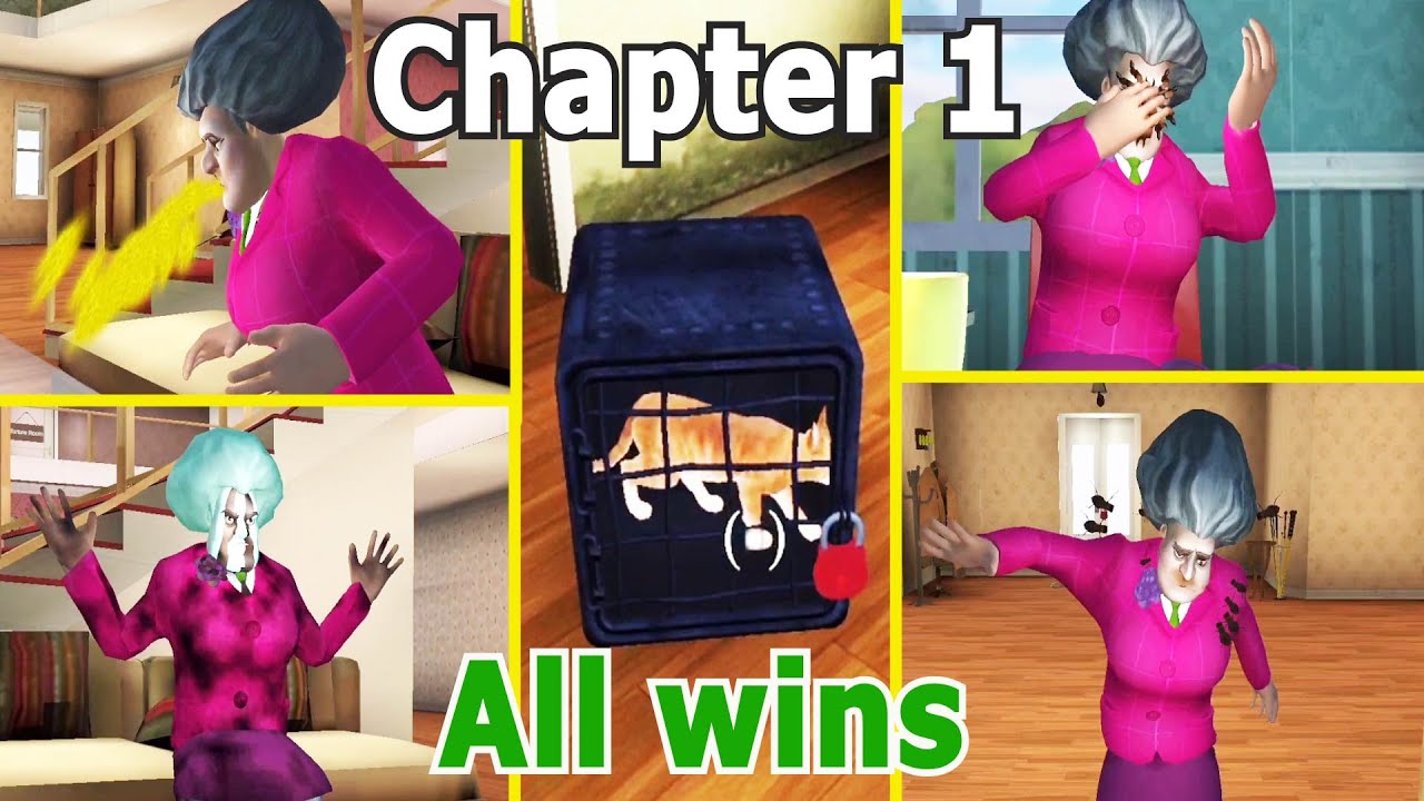 Scary Teacher 3D - Chapter 1 All Levels Good Endings