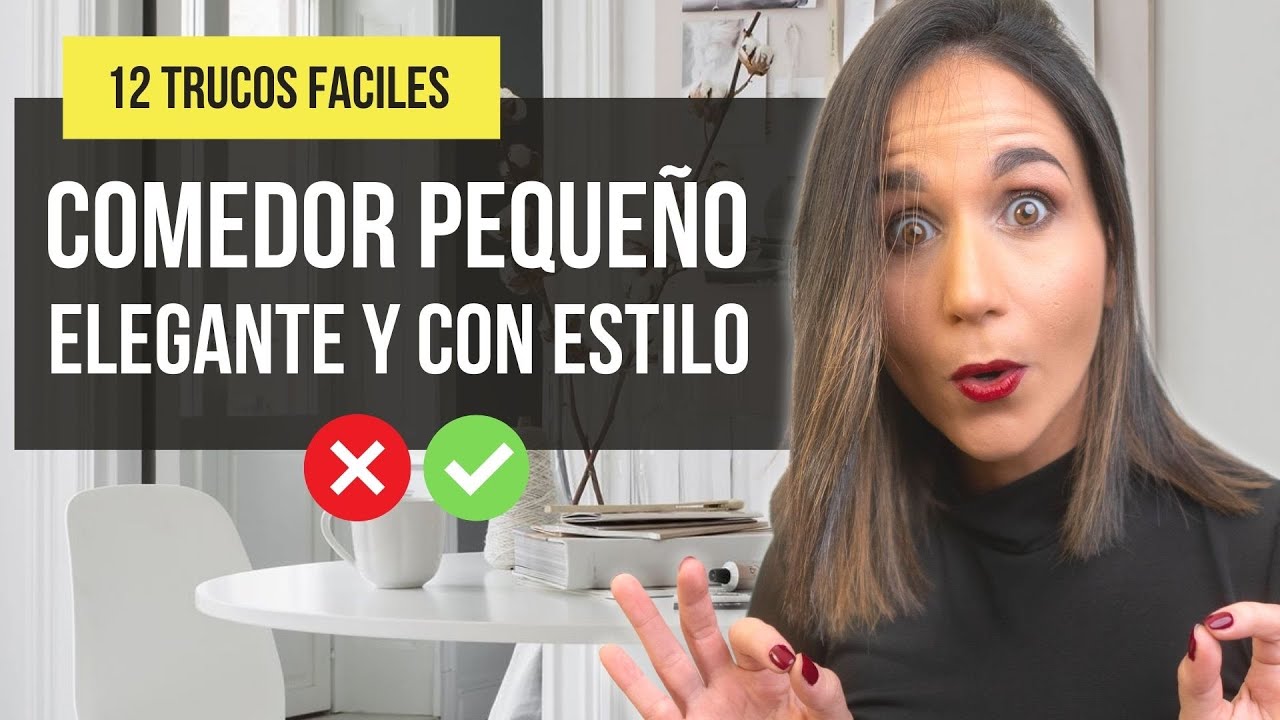 ✅ Mejores trucos para COMEDORES PEQUEÑOS 🔥 12 Tips para decorar un AREA DE COMEDOR pequeña.