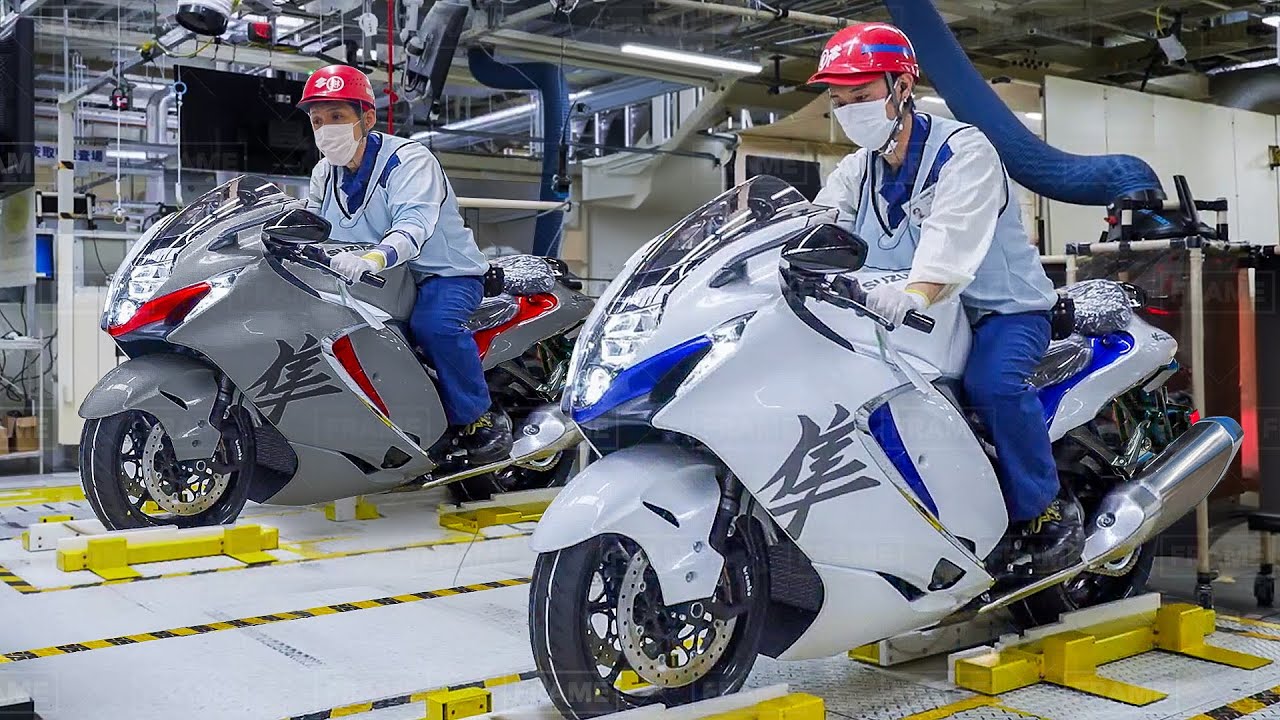 How Japanese Build Powerful Hayabusa Bikes From Scratch Inside Massive Factory