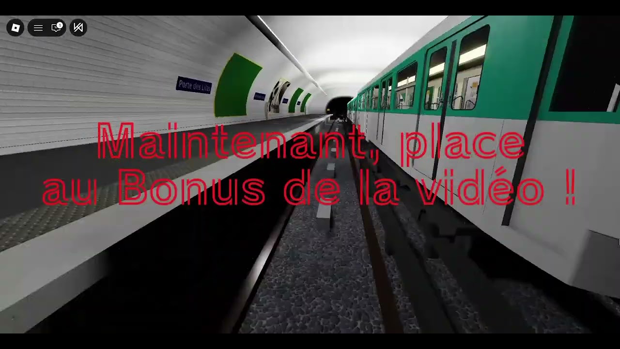 CAB RIDE MF67 Ligne 3bis ROBLOX + BONUS à la fin