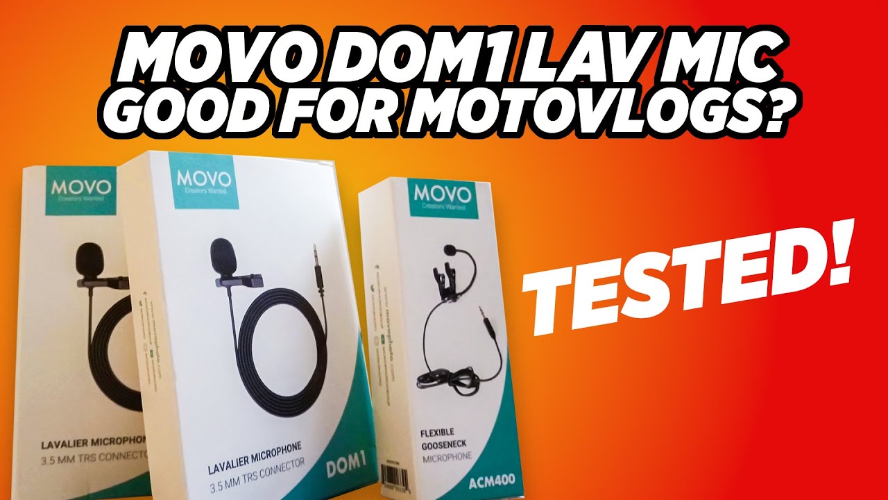 MOVO DOM1 Lavalier Mic For Motovlogs
