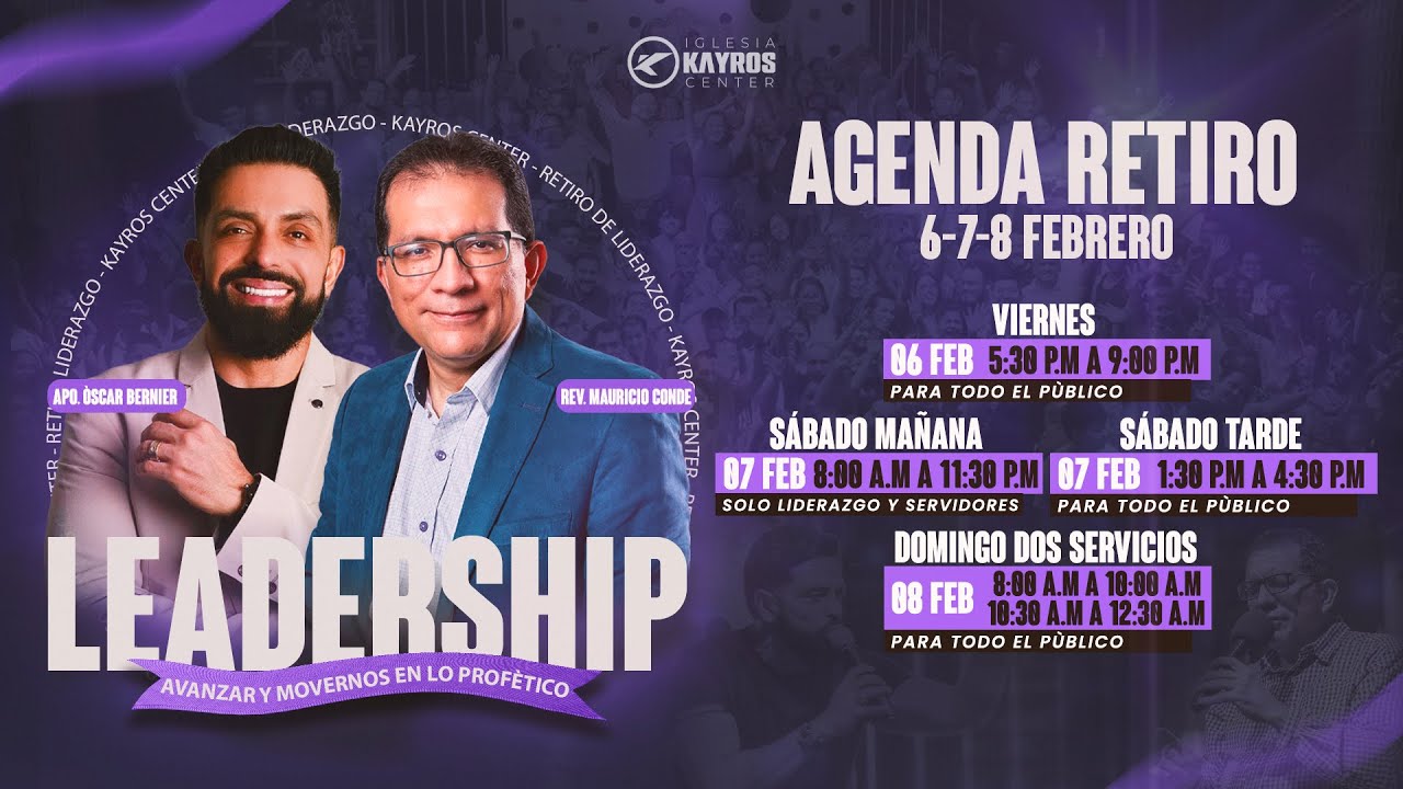 RETIRO LEADERSHIP | REV. MAURICIO CONDE | SÁBADO