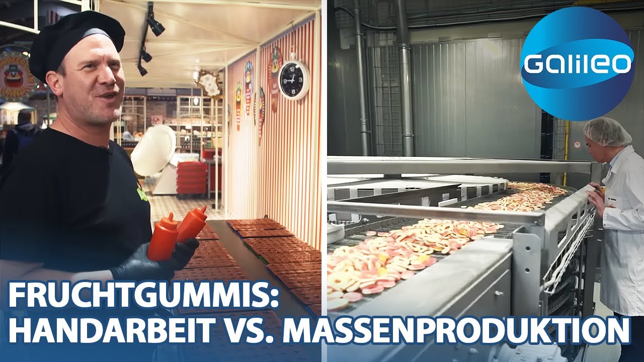 Fruchtgummis: Handarbeit vs. Massenproduktion | Galileo | ProSieben