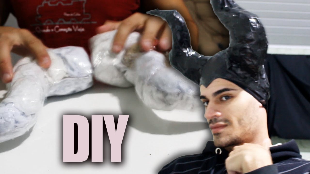 Como Fazer os chifres da Malévola com Papel e fita por Suzie Sarah Glock | DIY Maleficent Horns