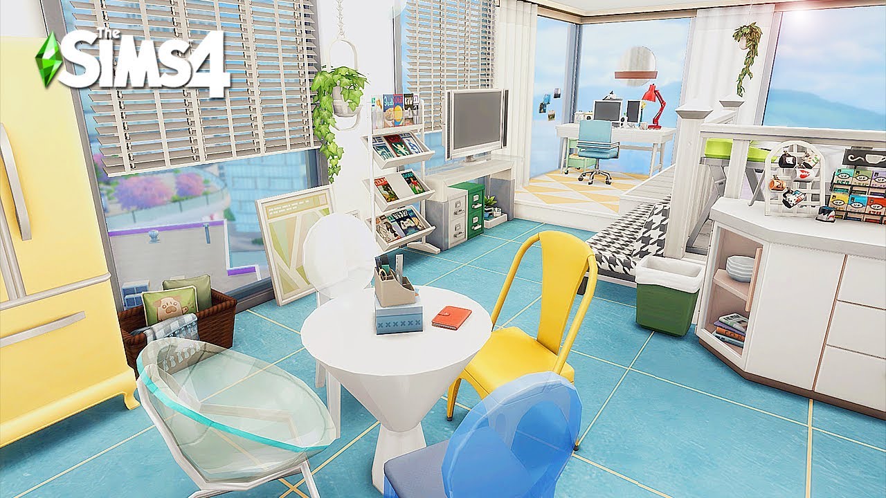 🏢샌미슈노 미드센추리모던 아파트(Mid Century Modern 1310 21 Chic Street Apartmen) l 심즈4 l SIMS4 l NOCC