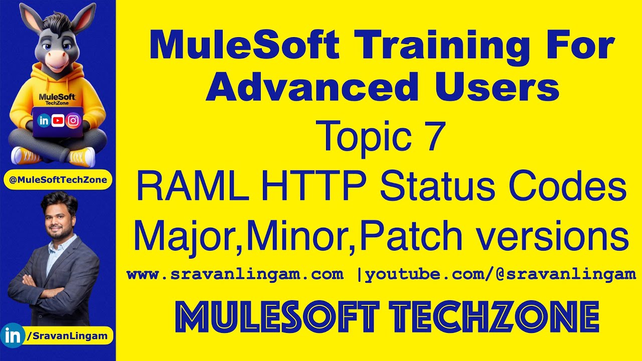 Тема 7: RAML - Коды состояния HTTP | Основные, второстепенные и исправленные версии #MuleSoft | @...