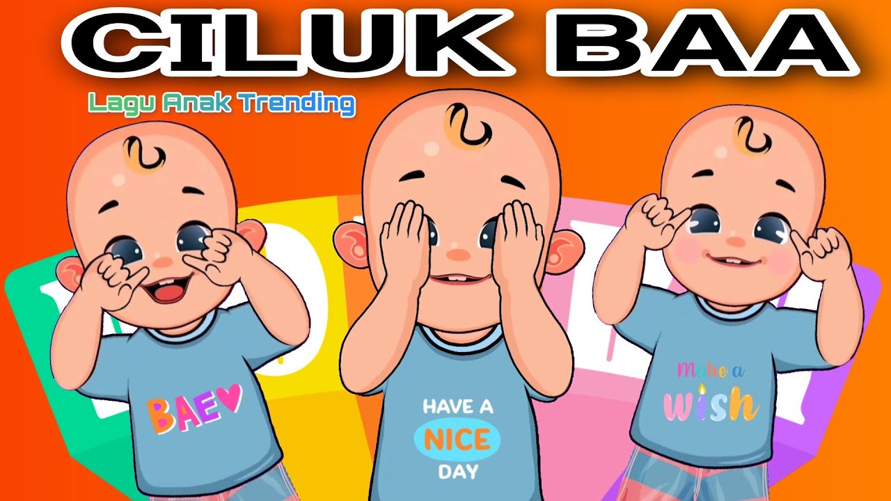 CILUK BAA | LAGU ANAK TRENDING TERBARU | KARTUN ANAK EDUKATIF | DOMDOM INDONESIA