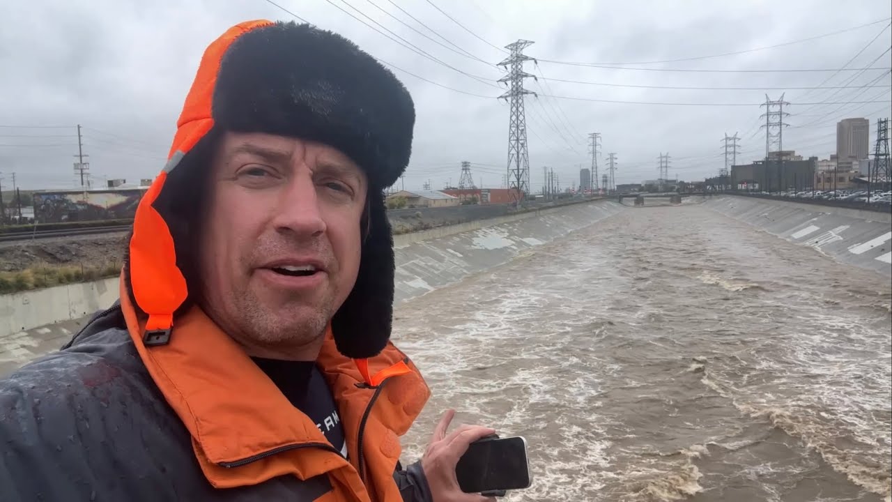 BIG-TIME ATMOSPHERIC RIVER event clobbers Southern California with 1 in 1000 year rains!