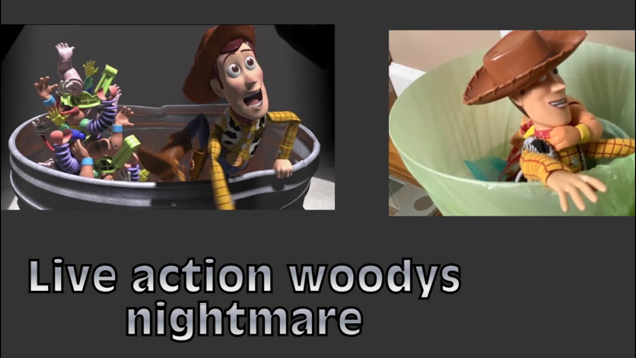 Live action woodys nightmare toy story 2