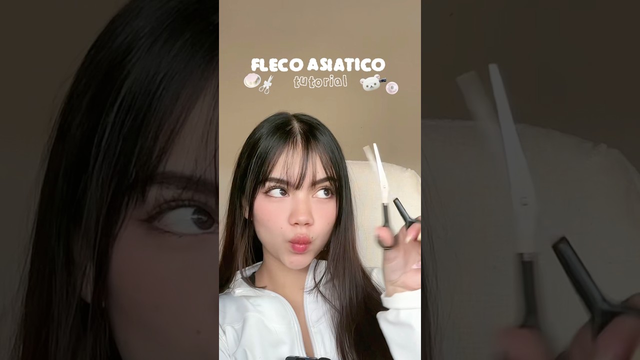 tutorial de flequillo coreano 💇🏻&zwj;♀️