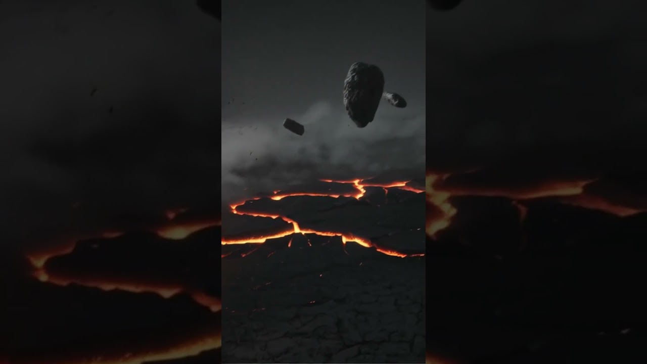 🌑🌍 Earth Cracks in Half | Black Planet Explosion | AI Cinematic Scene