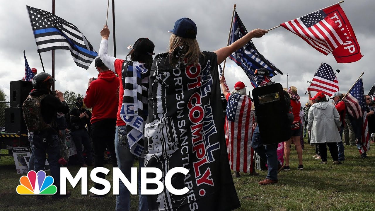 Portland Braces For Potential Violent Clashes Between Right-Wing Rally And Protesters | MSNBC