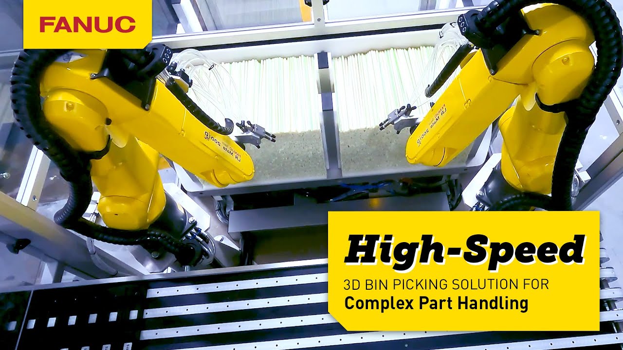 High-Speed 3D Bin Picking for Complex Part Handling