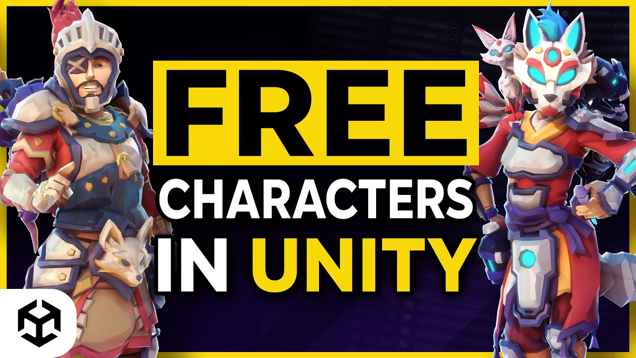Бесплатные модульные персонажи в Unity &mdash; Sidekick Character Creator &mdash; Starter Pack