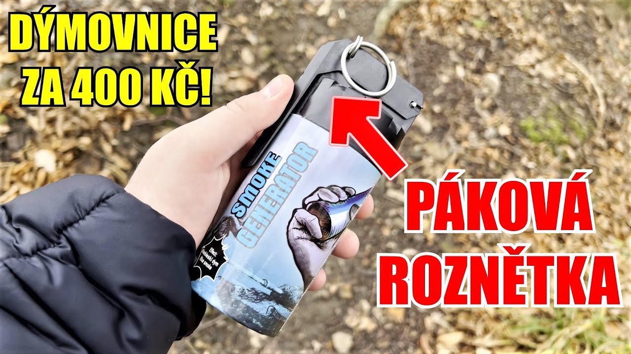 Test - Modr&aacute; d&yacute;movnice s p&aacute;kovou roznětkou
