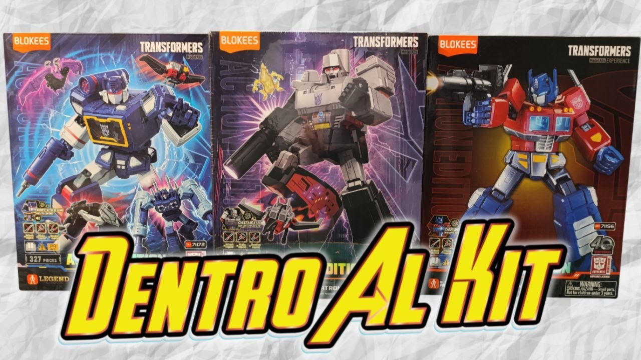 GRANDI BLOKEES Transformers ACTION EDITION Dentro al Kit