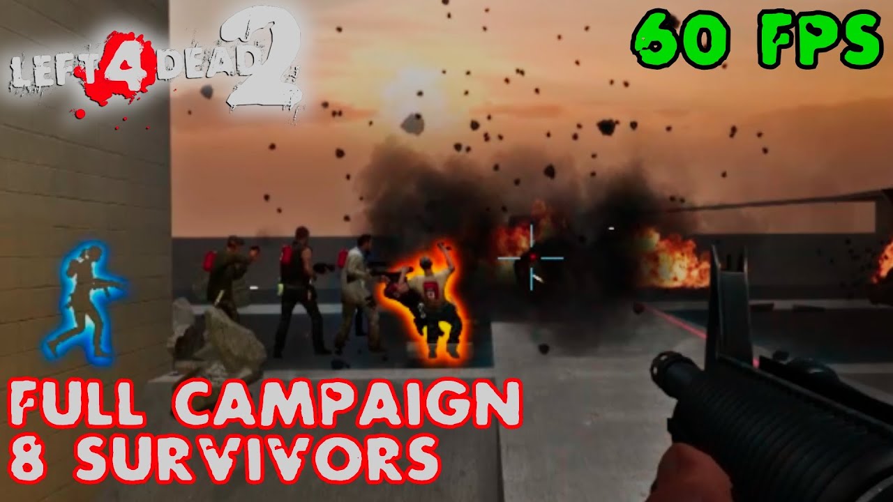 Left 4 Dead 2 -Tanks Playground Full Campaign with 8 Survivors