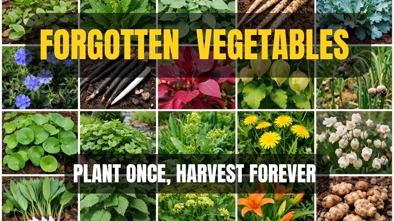 20 Forgotten Vegetables That Grow Like Weeds - The Lazy Gardener's Goldmine