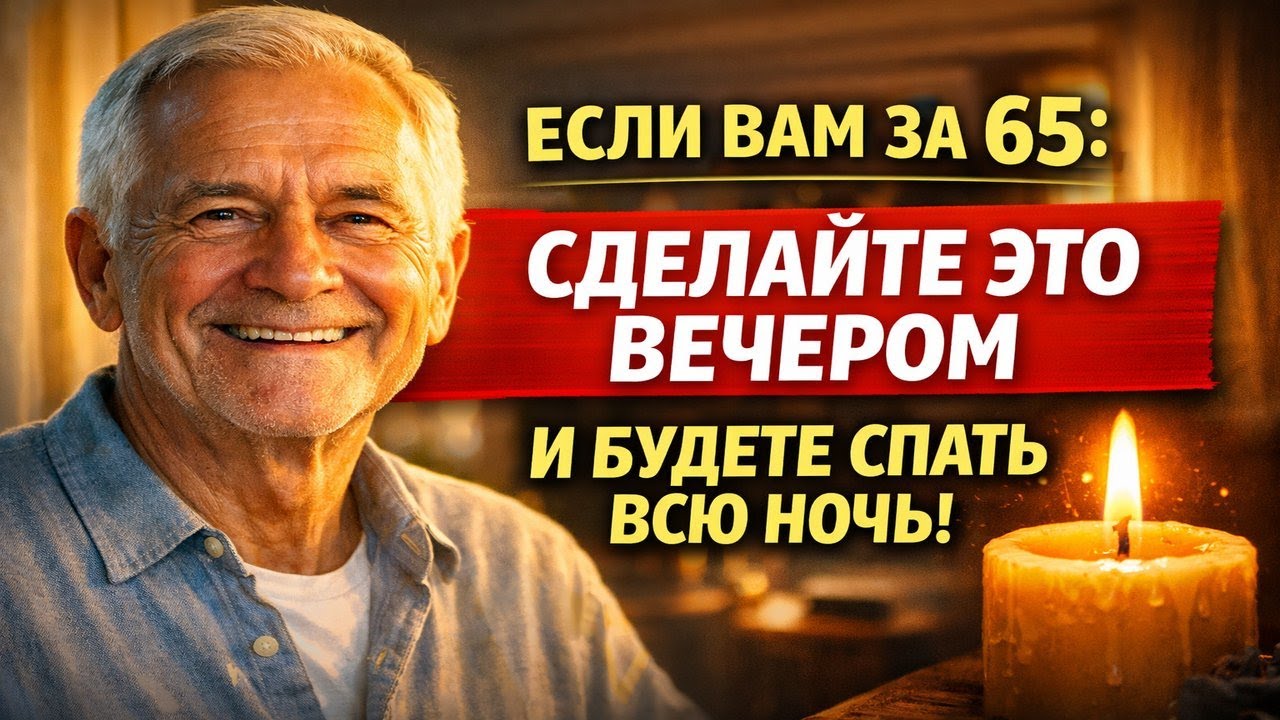 После 65 лет: одна привычка, которая возвращает крепкий сон и ясную голову